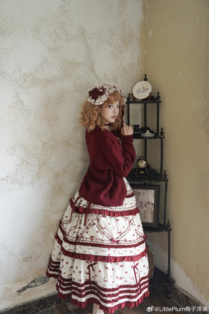 [Pre-orders until 9/18] Camellia Story Print Jumper Skirt