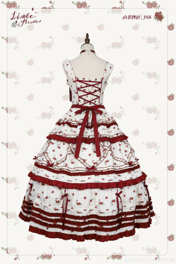 [Pre-orders until 9/18] Camellia Story Print Jumper Skirt