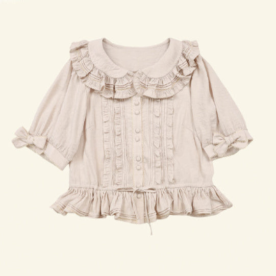 [Pre-orders available until 2/12] Sepia Rose Town 5/8 Sleeve Blouse