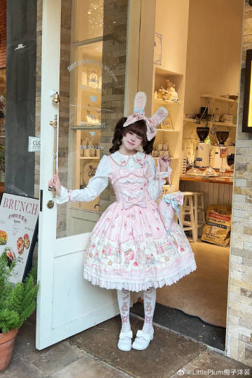 【受注予約1/7まで】Bunny Bakery ジャンパースカート