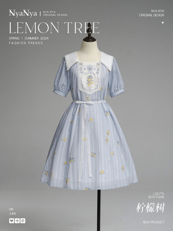 [Sales period ended] Lemon Tree Sailor Collar Dress