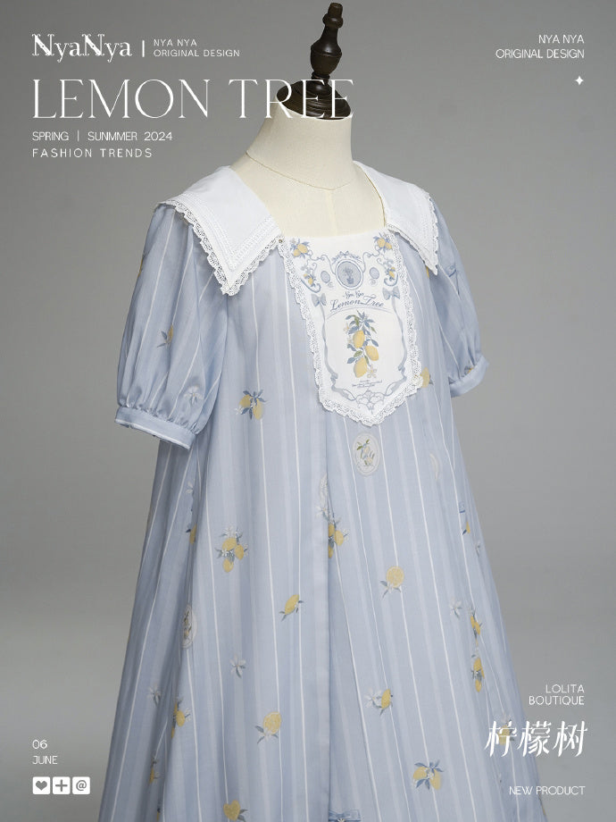 【販売期間終了】Lemon Tree セーラーカラーワンピース