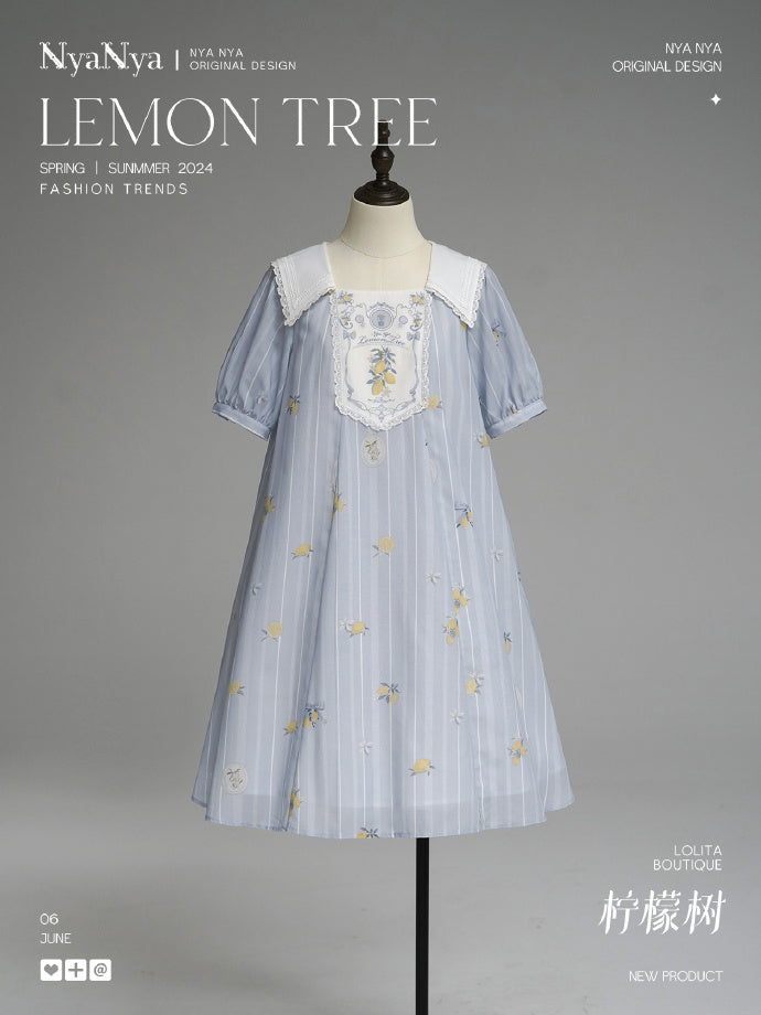 [Sales period ended] Lemon Tree Sailor Collar Dress