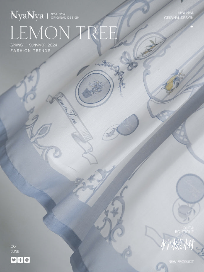 [Sales period ended] Lemon Tree Print Skirt