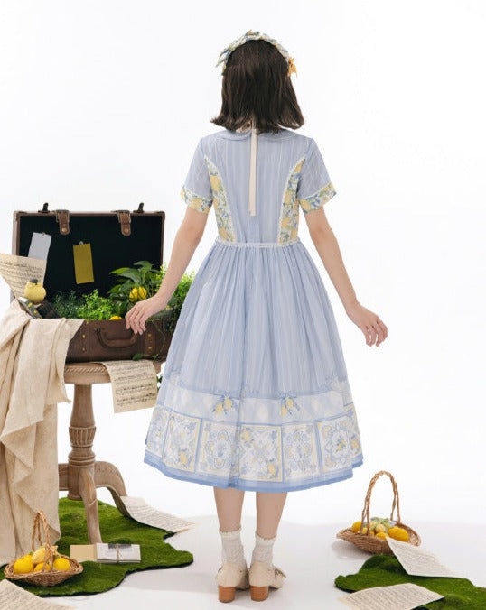 [Sales period ended] Lemon Tree round-neck dress