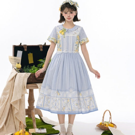 [Sales period ended] Lemon Tree round-neck dress