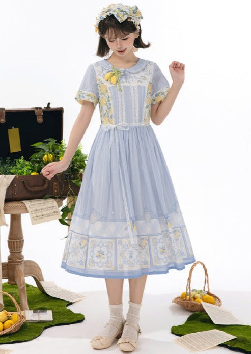 [Sales period ended] Lemon Tree round-neck dress