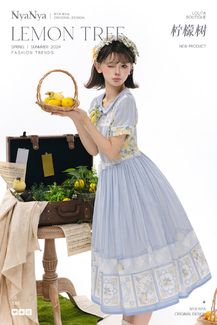 [Sales period ended] Lemon Tree round-neck dress