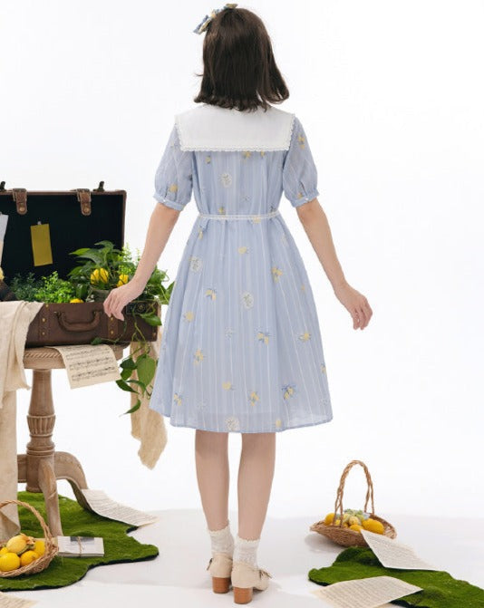 [Sales period ended] Lemon Tree Sailor Collar Dress