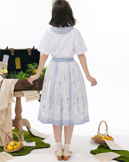 [Sales period ended] Lemon Tree Print Skirt