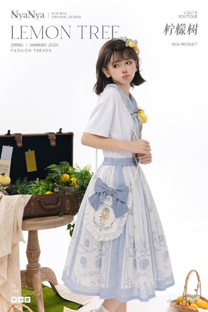 [Sales period ended] Lemon Tree Print Skirt