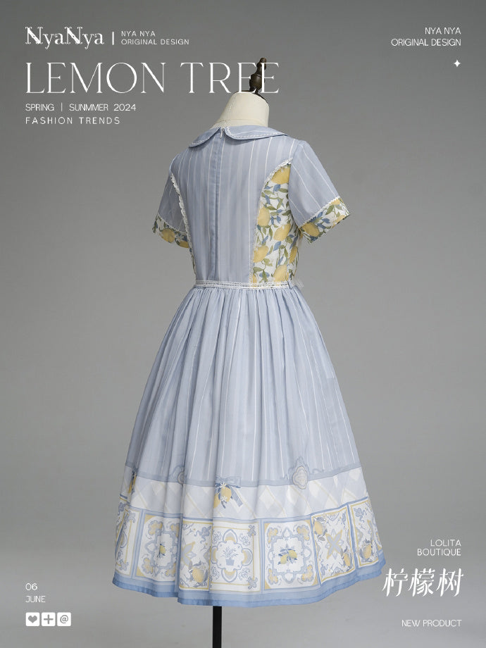 [Sales period ended] Lemon Tree round-neck dress