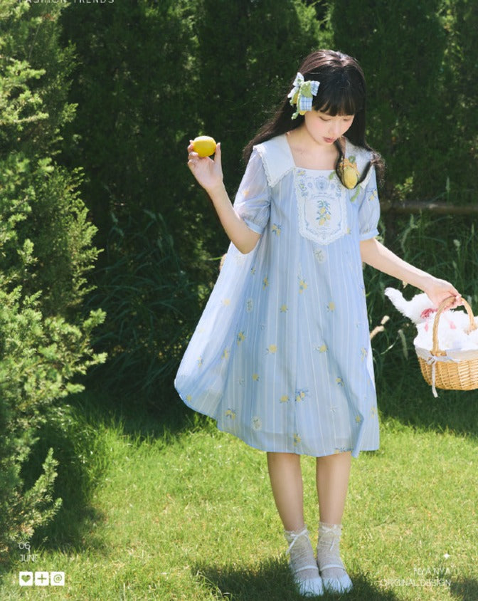 [Sales period ended] Lemon Tree Sailor Collar Dress