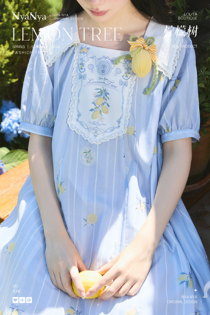 [Sales period ended] Lemon Tree Sailor Collar Dress