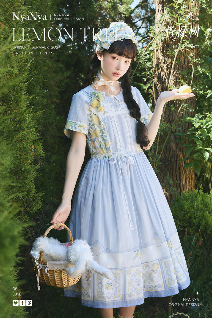 [Sales period ended] Lemon Tree round-neck dress