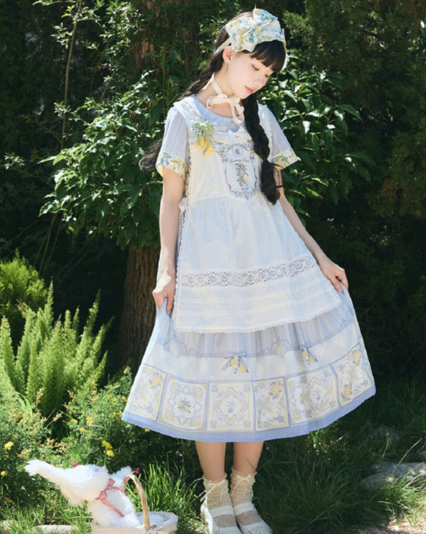 [Sales period ended] Lemon Tree round-neck dress