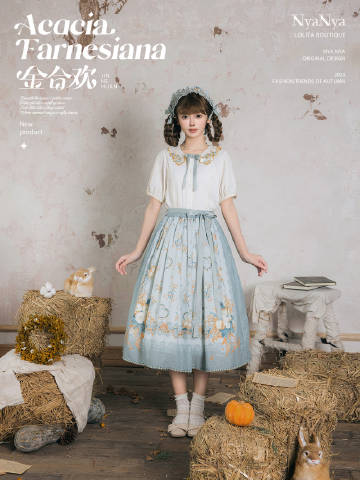 【受注予約8/20まで】Acacia Farnesiana プリントスカート