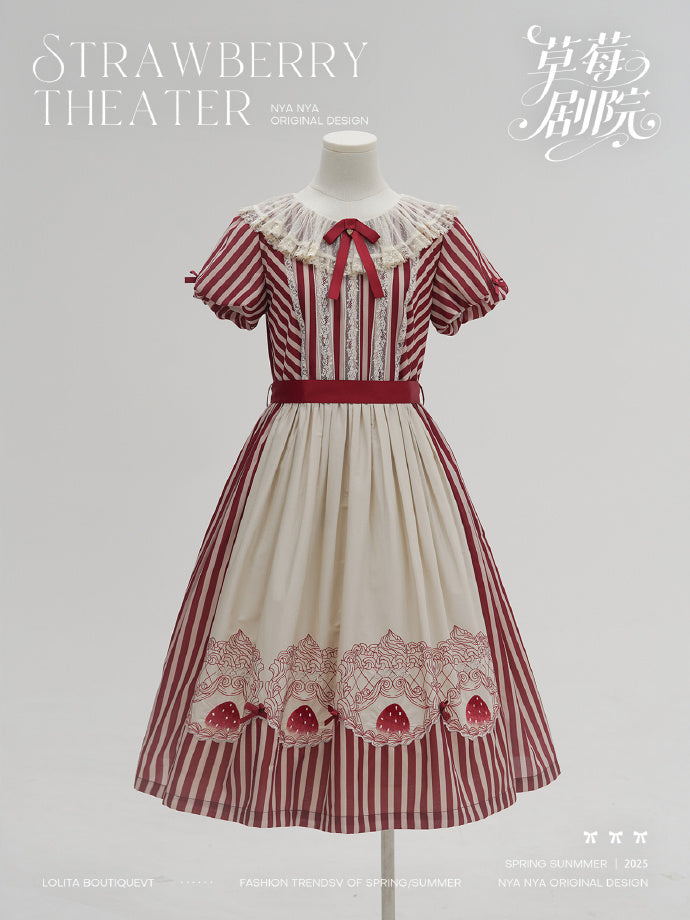 【受注予約12/18まで】Strawberry and Bear Theater ワンピース