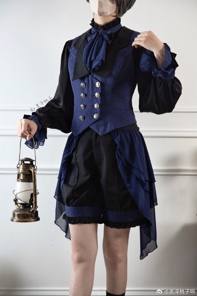 【予約販売】Evil Twins 皇子系 ブラウス・ベスト・マント・パンツ【4点購入で10%オフ】