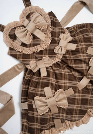【販売期間終了】Ribbon Gift Box ミニ丈ジャンパースカート