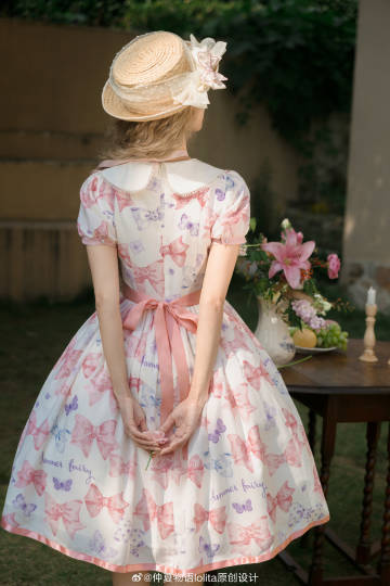 [Pre-orders available until 2/10] Ribbon Eternal Garden Short Sleeve Dress