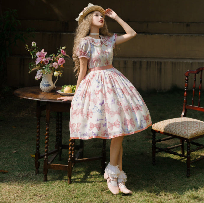 [Pre-orders available until 2/10] Ribbon Eternal Garden Short Sleeve Dress