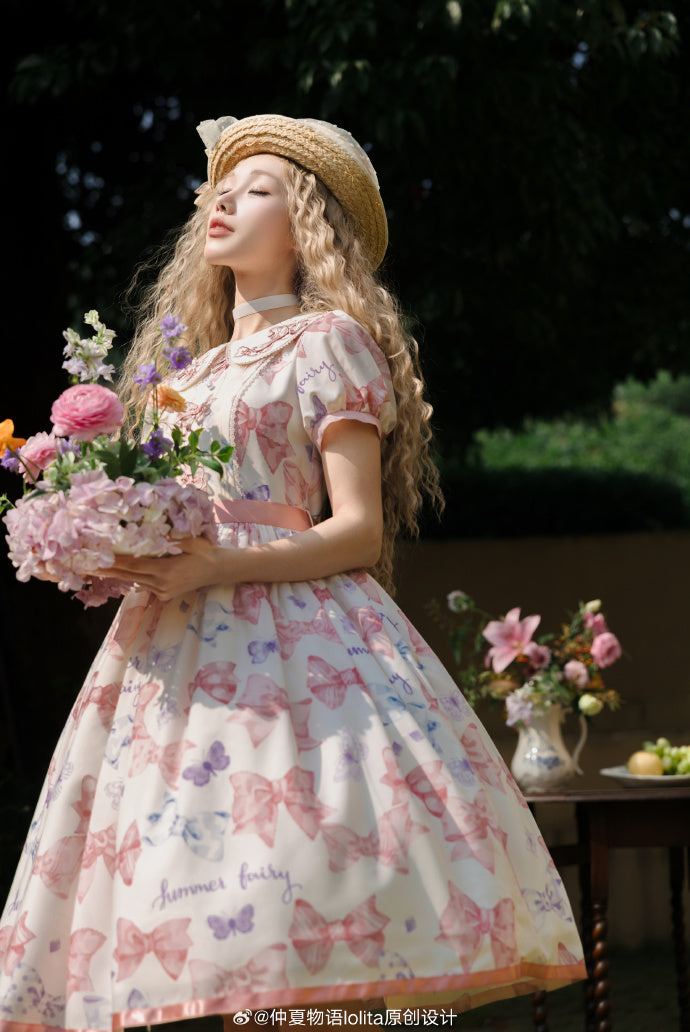 [Pre-orders available until 2/10] Ribbon Eternal Garden Short Sleeve Dress