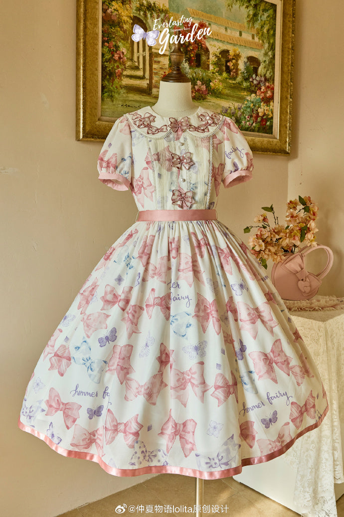 [Pre-orders available until 2/10] Ribbon Eternal Garden Short Sleeve Dress