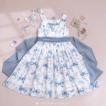 [Pre-orders available until 2/10] Ribbon Eternal Garden Tank Jumper Skirt