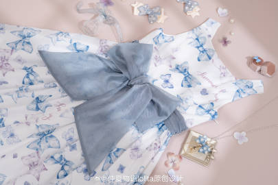 [Pre-orders available until 2/10] Ribbon Eternal Garden Tank Jumper Skirt