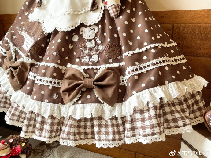 【受注予約9/8まで】Summer Ice Cool リボンの水玉ワンピース