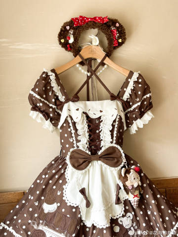 【受注予約9/8まで】Summer Ice Cool リボンの水玉ワンピース