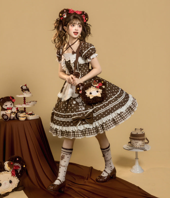 受注予約9/8まで】Summer Ice Cool リボンの水玉ワンピース – ロリータ