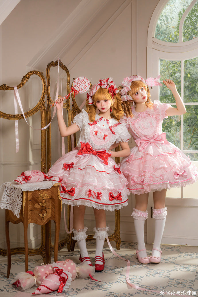 【受注予約12/8まで】Candy Doll サスペンダースカート