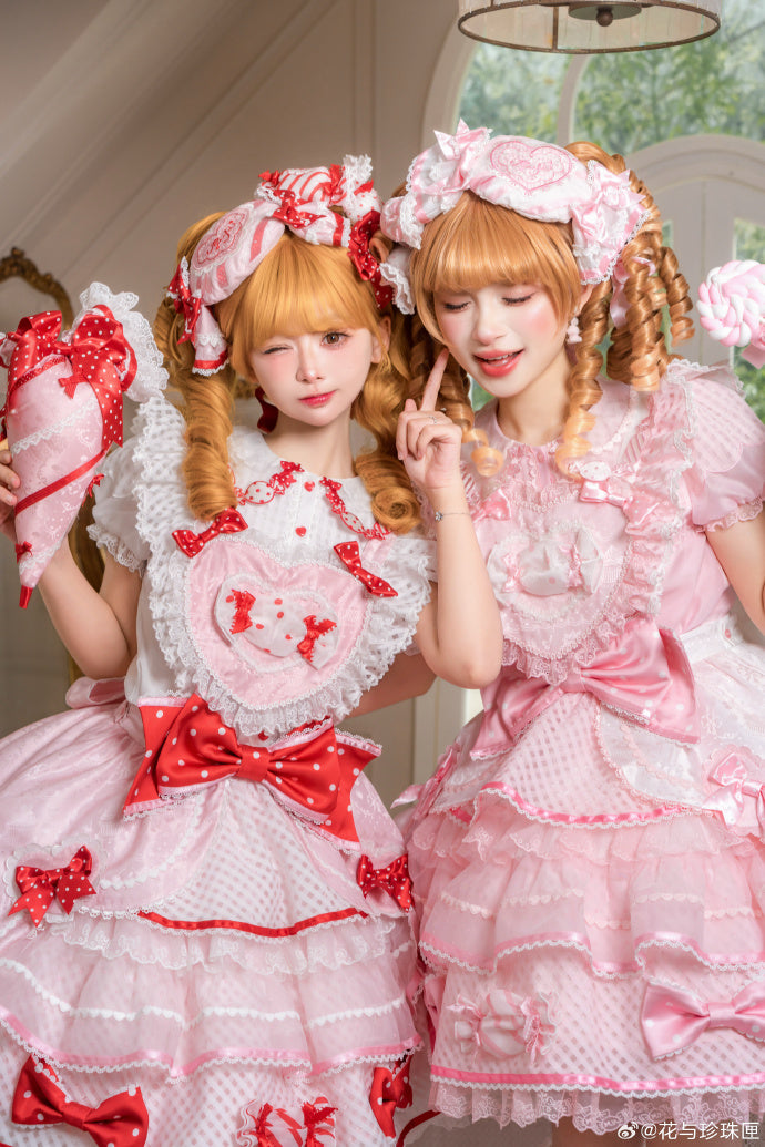 【受注予約12/8まで】Candy Doll サスペンダースカート