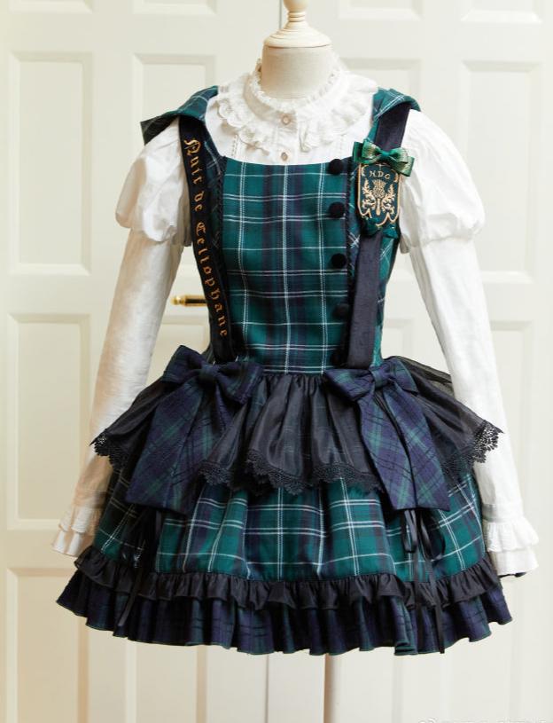 Thistle  Crown フード付きジャンパースカート