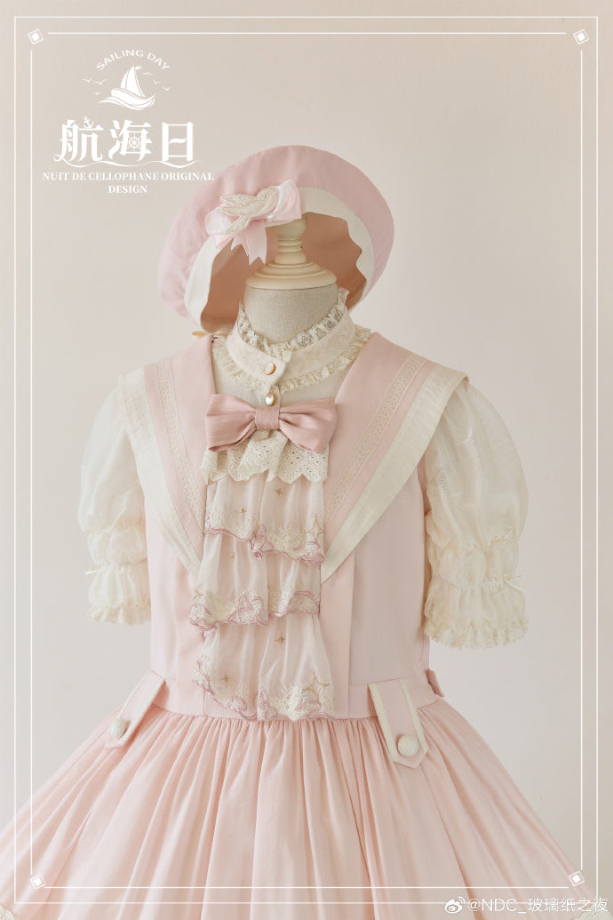 【受注予約5/29まで】Sailing Day セーラーカラー ジャンパースカート