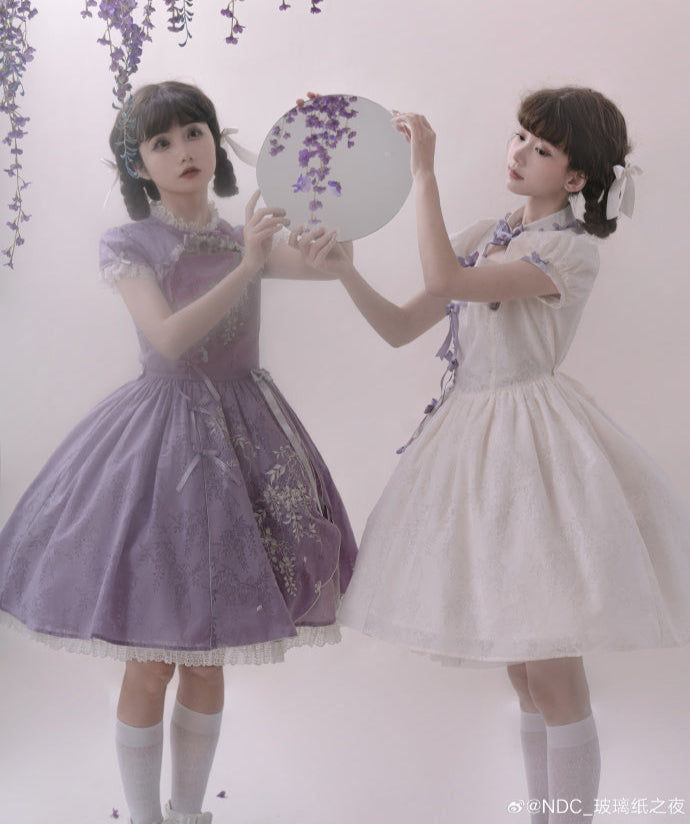 【受注予約6/18まで】紫藤幻夢 オープントップワンピース