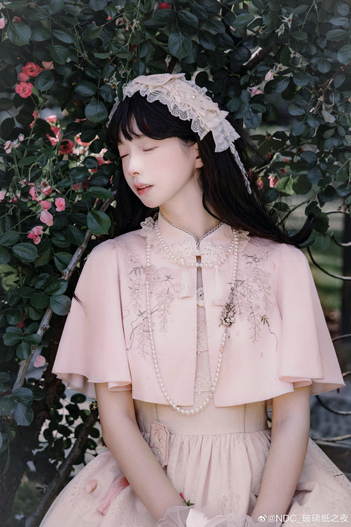 【受注予約6/18まで】紫藤幻夢 ショートケープ