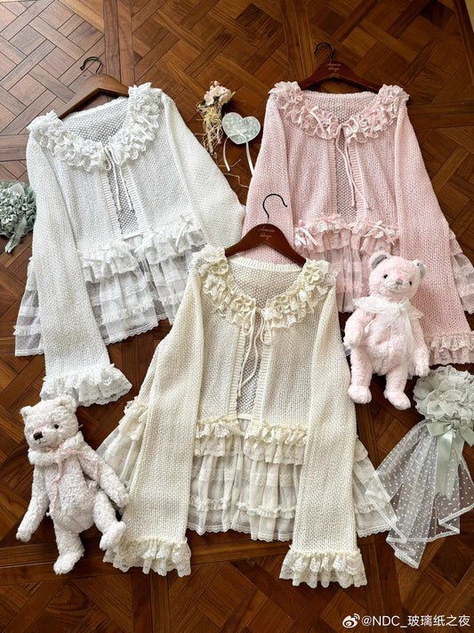 【受注予約1/15まで】春桜2.0 コットンニットカーディガン