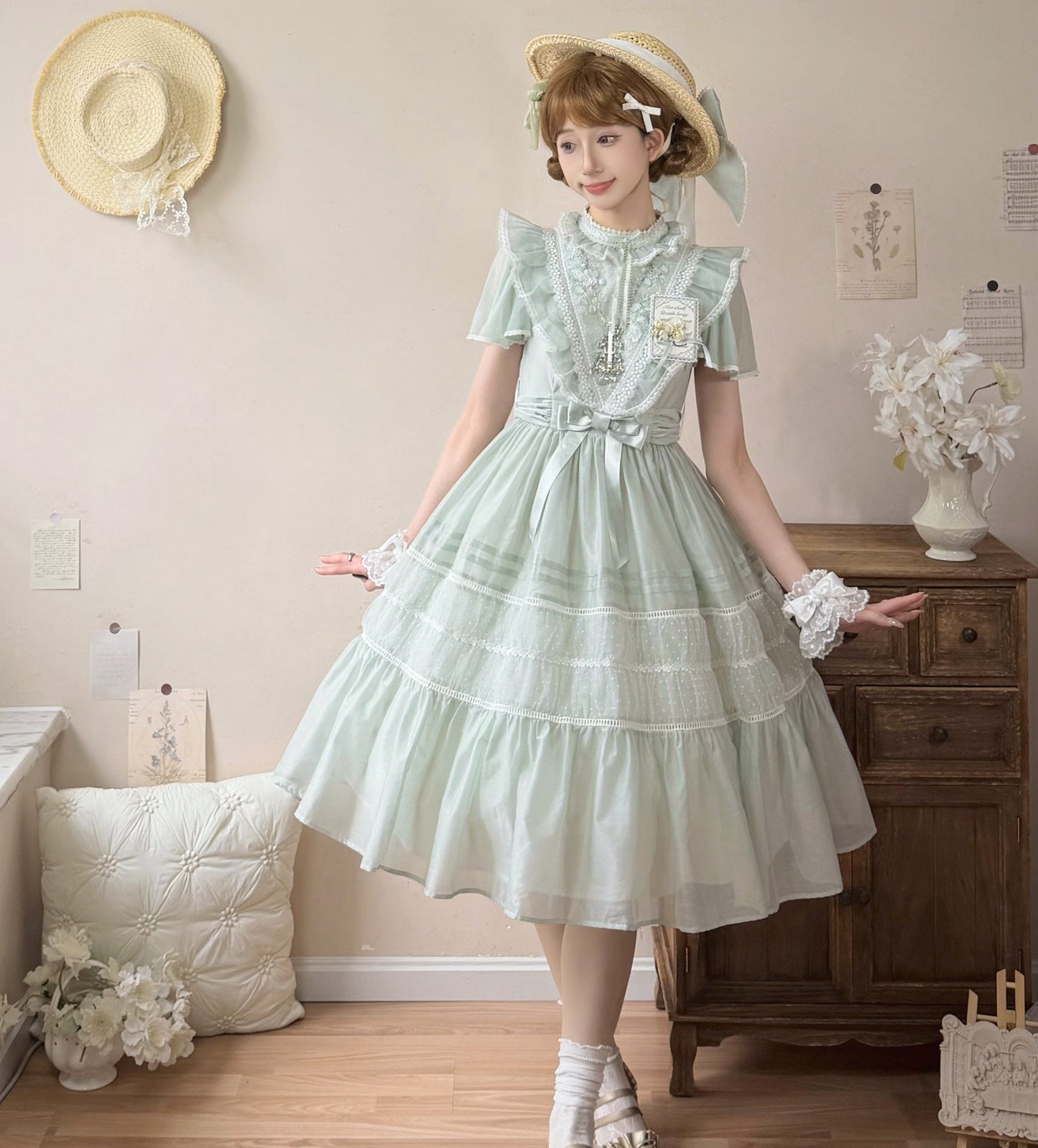 【受注予約1/15まで】春桜2.0 ロング丈ワンピース