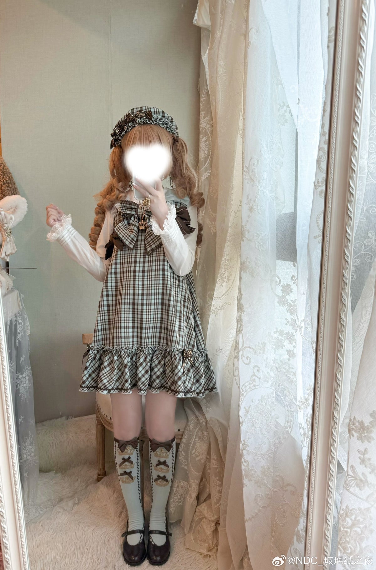 【受注予約10/27まで】Thistle Crown4.0 ベスト風ジャンパースカート
