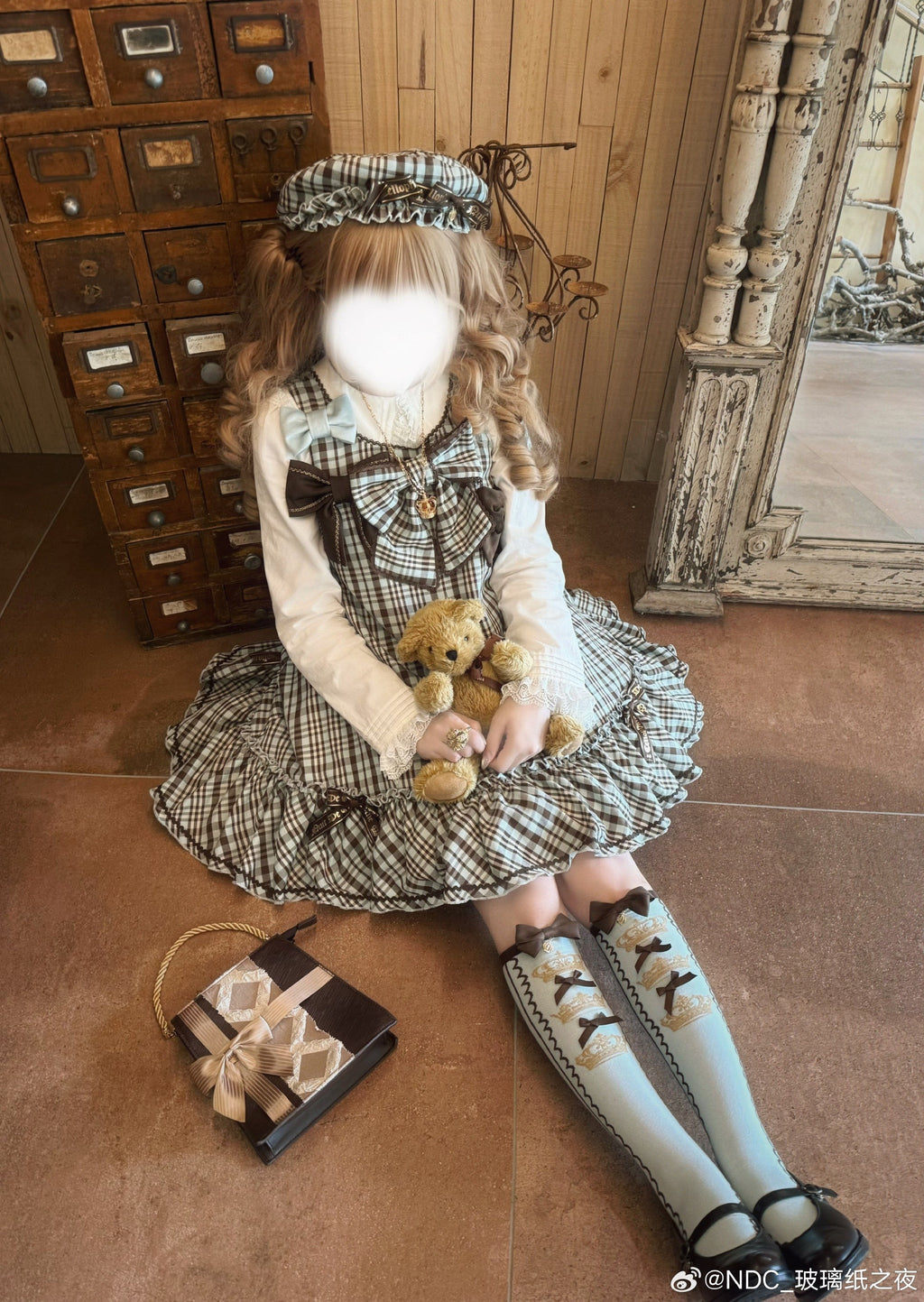 【受注予約10/27まで】Thistle Crown4.0 ベスト風ジャンパースカート
