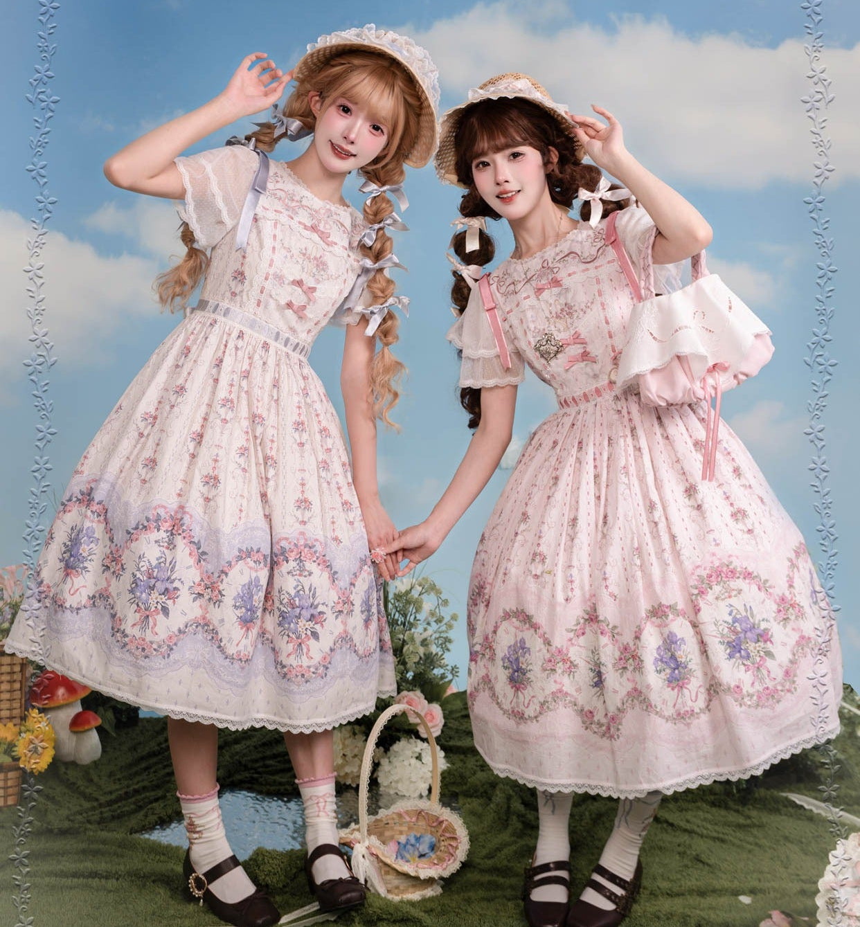 【受注予約8/26まで】Iris Clock フレアスリーブワンピース
