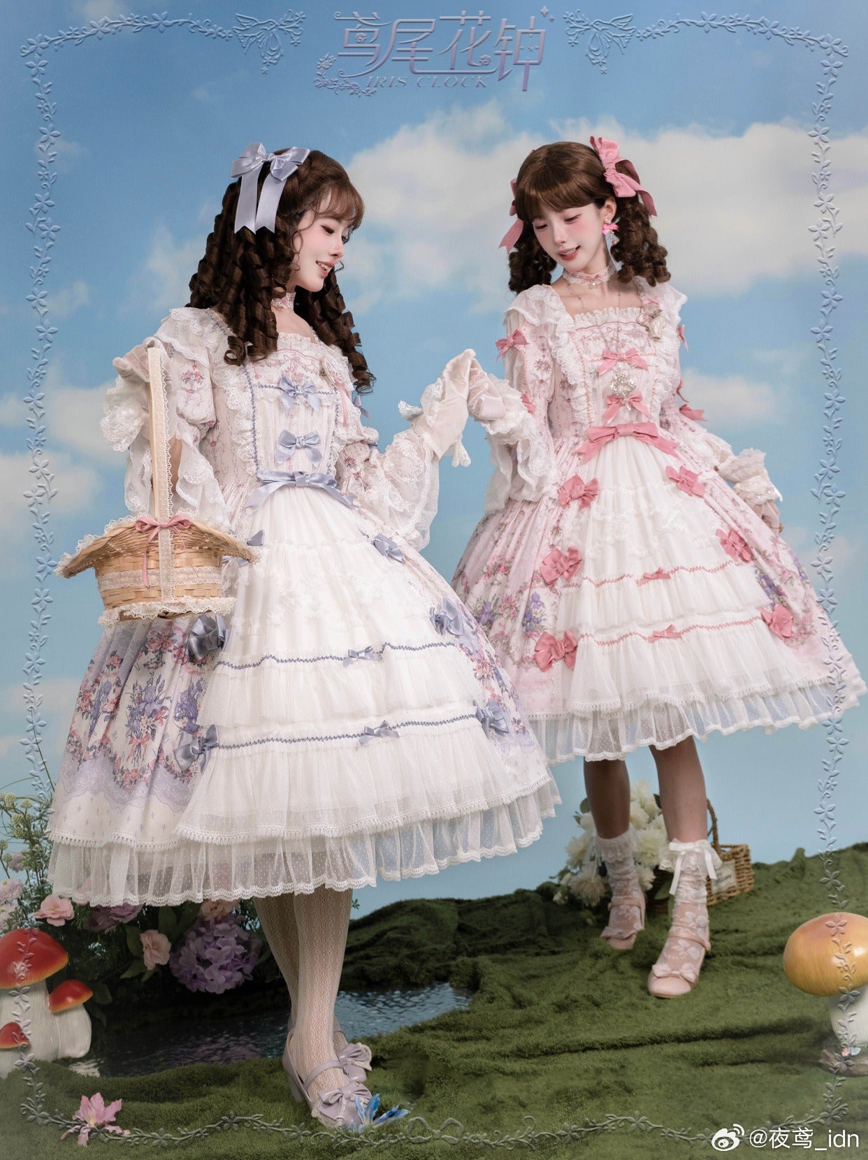 【受注予約8/26まで】Iris Clock 姫袖×フロントレースドレス