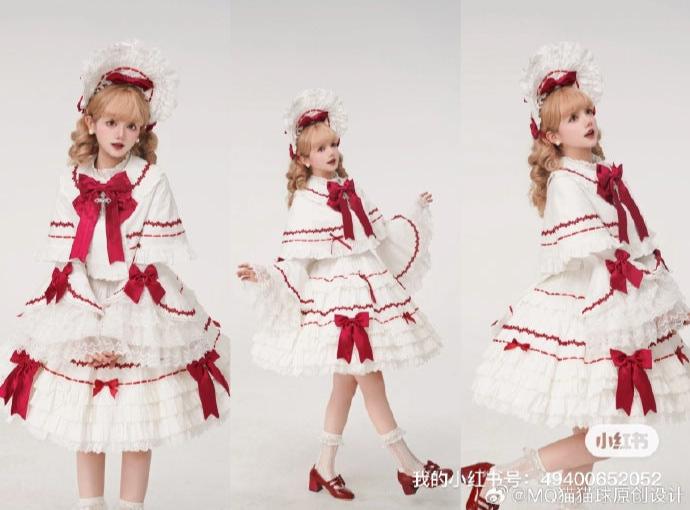 [Pre-orders available until 8/15] Labyrinth Doll 3-piece set: jumper skirt, princess sleeves, and cape