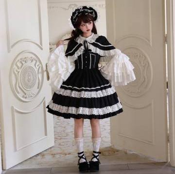 Caramel Doll レースのショートマント