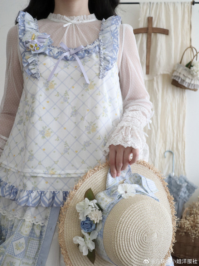 【予約販売】Pathwork Garden カントリー風ノースリーブトップス
