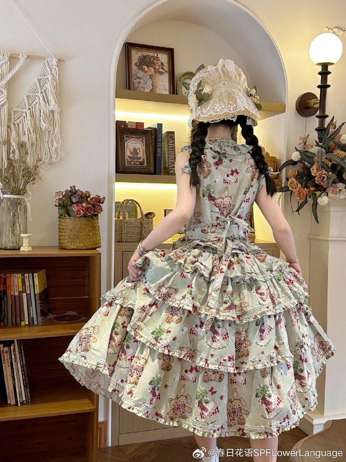 【再販・受注予約5/18まで】Camellia Berry ノースリーブセットアップ・ショート丈