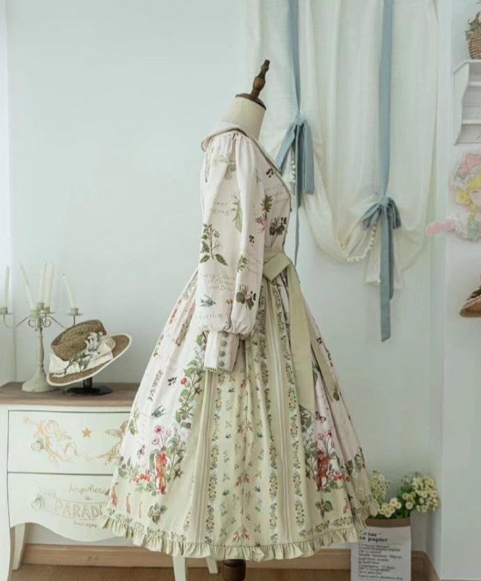 [Pre-orders available until 10/13] Secret Garden Green Floral Dress